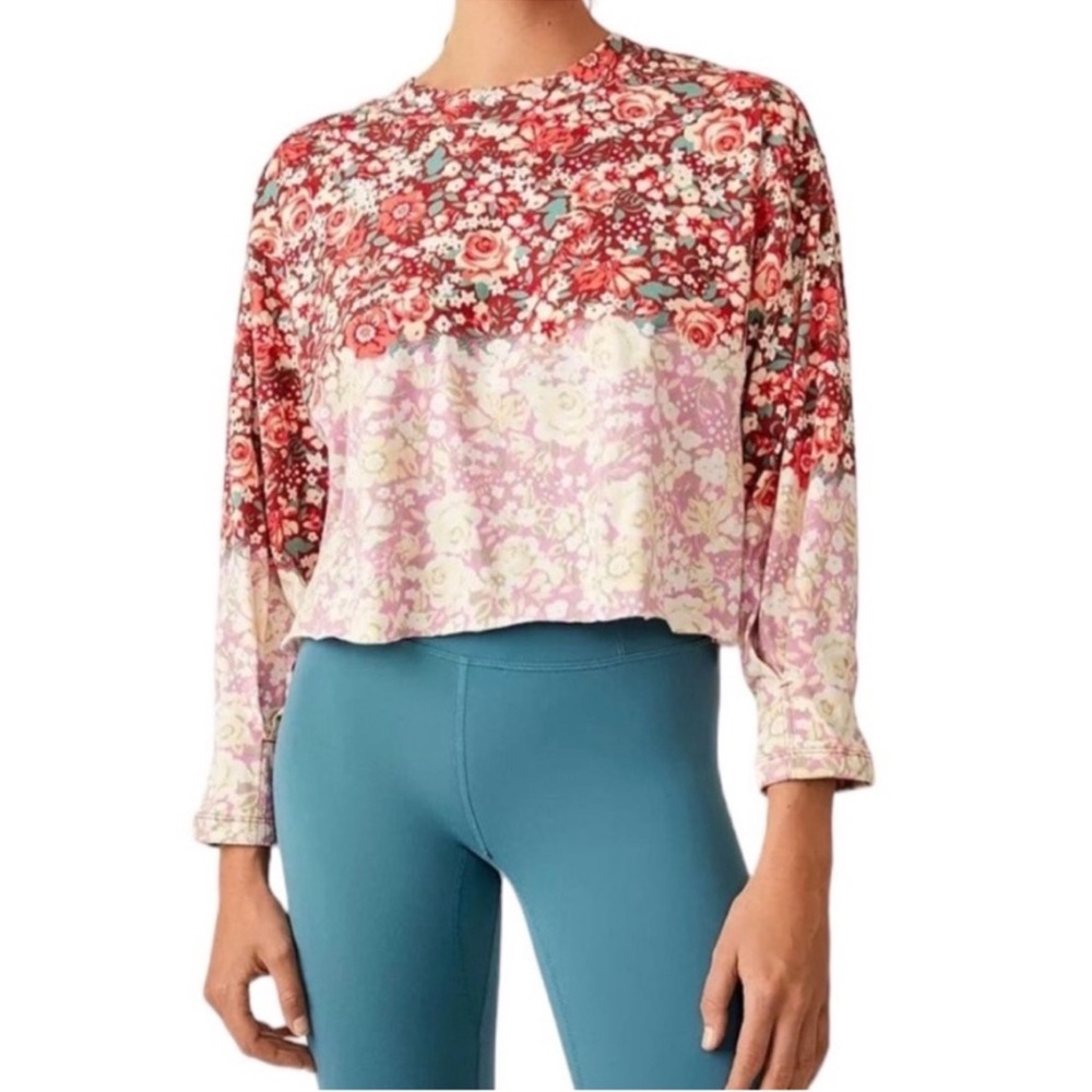 Free People Movement Inspire Floral Printed Layer XS - Picture 3 of 8